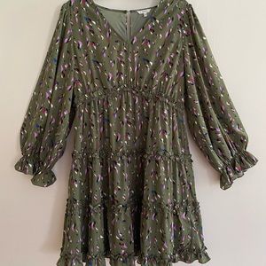 Jodifl long sleeve ruffle dress